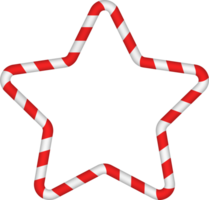 Navidad caramelo frontera marco png