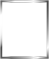 Silver Metal Border Frame png