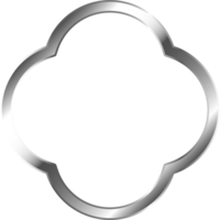 plata metal frontera marco png