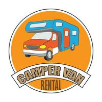 Camper  Van Illustration vector