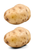 ai genererad potatis, på en transparent bakgrund, digital fotografi png