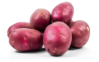 AI generated Potato, on a transparent background, digital photography png