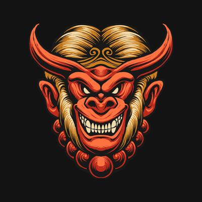 the devil monkey king head