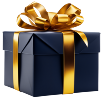 AI generated Gift box isolated on transparent background, png