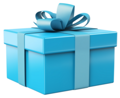 AI generated Gift box isolated on transparent background, png