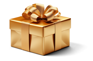 AI generated Gift box isolated on transparent background, png