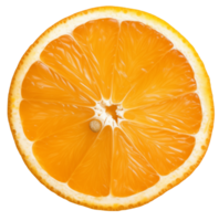 ai generado mandarín, naranja en un transparente fondo, digital fotografía png