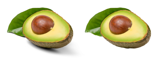 ai generado palta, en un transparente fondo, digital fotografía png