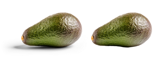 ai generiert Avocado, auf ein transparent Hintergrund, Digital Fotografie png