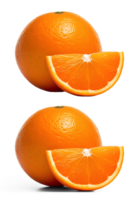 AI generated Mandarin, orange on a transparent background, digital photography png