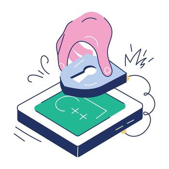 web programación garabatear mini ilustración vector