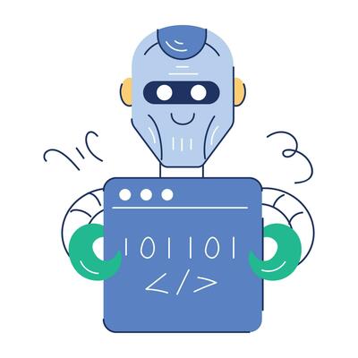 Web Development Doodle Mini Illustration