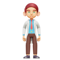 3d illustration confidance male doctor png