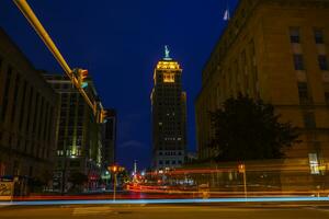 Buffalo City At Night photo