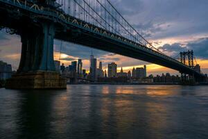 Manhattan at Sunset photo