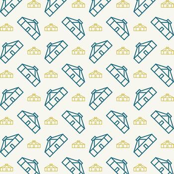 Yurt beautiful repeating pattern design colorful vector illustration background