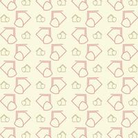 Protected House repeating pattern vector design beautiful illustration background