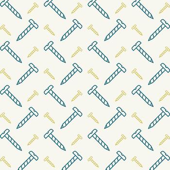 Screw beautiful repeating pattern design colorful vector illustration background