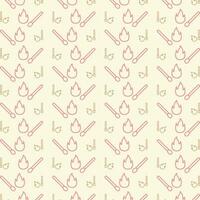 Matches repeating pattern vector design beautiful illustration background
