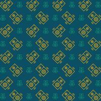 Speaker beautiful repeating pattern design colorful vector illustration
