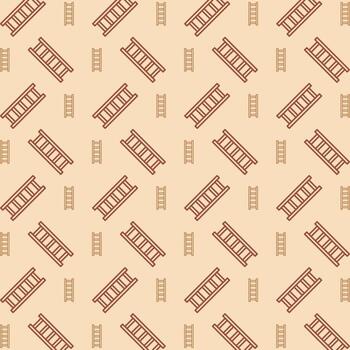 Ladder trendy vector design repeating pattern illustration background