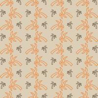 Palm Tree trendy vector design repeating pattern illustration background