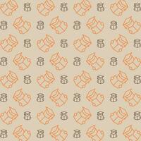 Reading trendy vector design repeating pattern illustration background