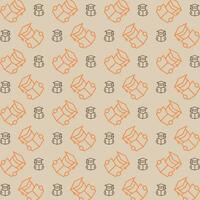 Reading trendy vector design repeating pattern illustration background