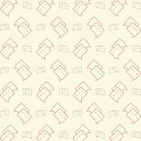 Conversation repeating pattern vector design beautiful illustration background