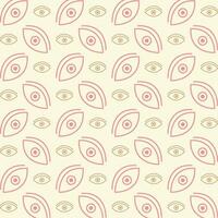 Eye repeating pattern vector design beautiful illustration background
