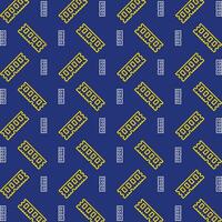 RAM memory trendy vector design repeating pattern illustration background