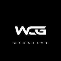 WCG Letter Initial Logo Design Template Vector Illustration