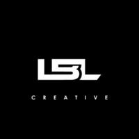 LBL Letter Initial Logo Design Template Vector Illustration
