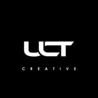 uct letra inicial logo diseño modelo vector ilustración