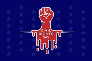 Civil Rights Day Banner Design vector