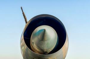 turbine old army military combat fighter plane close up photo