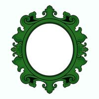 vintage frame ornament circle design vector format