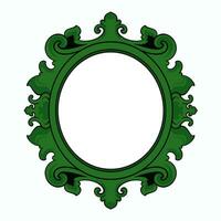 vintage frame ornament circle design vector format