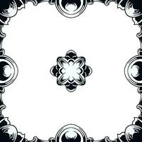 vintage frame ornament circle design vector format