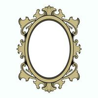 vintage frame ornament circle design vector format