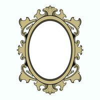 vintage frame ornament circle design vector format