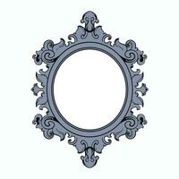 vintage frame ornament circle design vector format