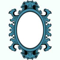 vintage frame ornament circle design vector format