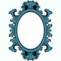 vintage frame ornament circle design vector format