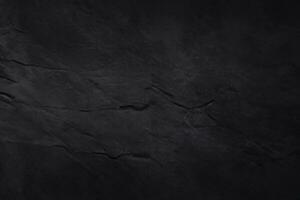 Dark grey black slate texture with high resolution, background of natural black stone wall. photo