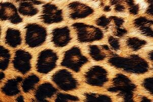 real leopardo piel foto