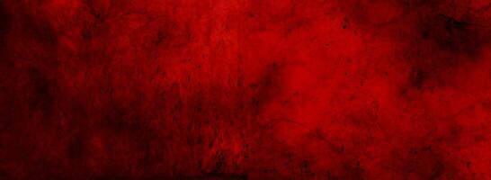 Grunge dark red textured concrete wall background photo