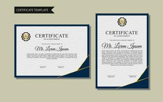 Business, Training Achievement Certificate Template vector