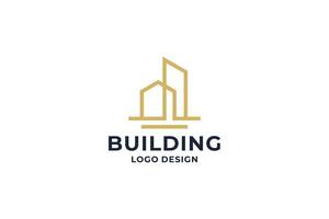 Building architecture logo design inspiration. vector