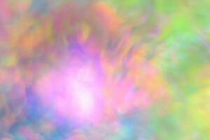 Color neon gradient. abstract blurred background. silver paper with a holographic effect. close up Shot photo